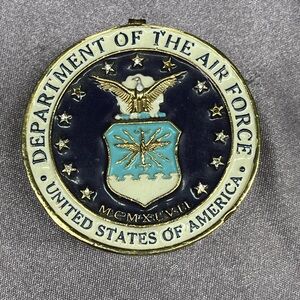 Air Force Challenge Coin Trinket Box